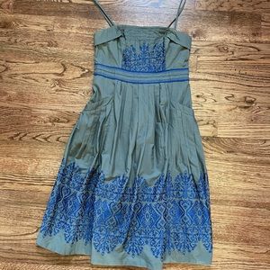 Anthropologie Floreat Halter Dress
